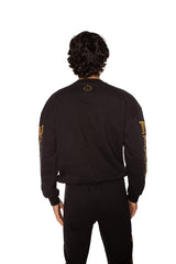 Notorious Black and Gold Sweat Suit